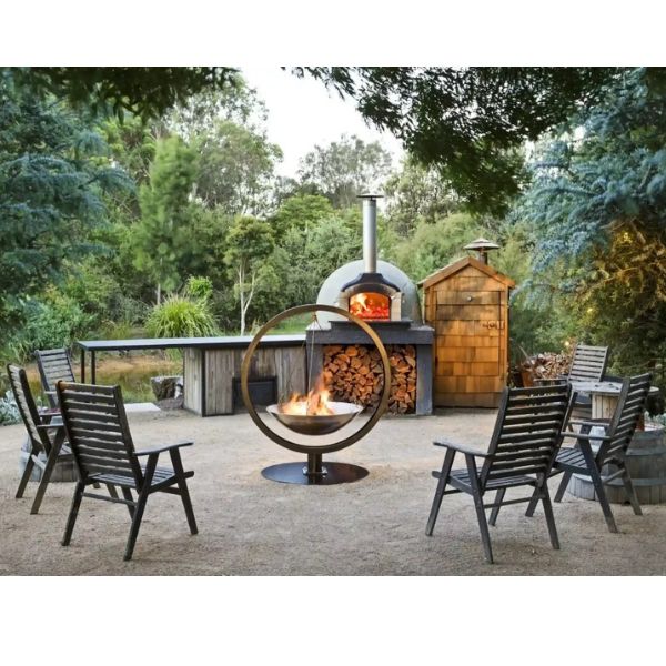 The Ring Fire Pit in the outdoor