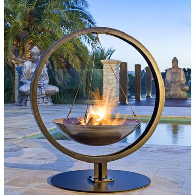 The Ring Fire Pit with buddha