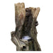 Tree Trunk Log Water Fountain Water Feature upperview