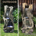 Tree Trunk Cascade Log Water Fountain Water Feature Outdoor and Indoor  