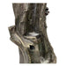 Tree Trunk Cascade Log Water Fountain Water Feature middle section view