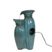 Triple Ceramic Vase Cascade Water Featire with back view