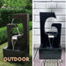 Triple Drops Cascade Water Feature Fountain outdoor and indoor views