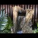 Upper view of Tree Trunk Cascade Log Water Feature