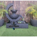 Verona Cascade Balinese Water Feature Charcoal Front View