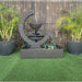 Verona Cascade Balinese Water Feature Rust Front View