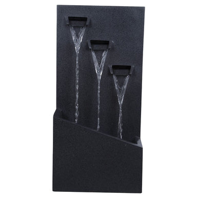 Zenith Triple Wall Abstract Fountain Charcoal Colour