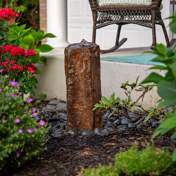 DIY Backyard Bliss: Faux Basalt Column Fountain Kit — Top Fountains