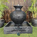 charcoal florentine water feature fountain