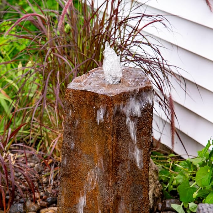 DIY Backyard Bliss: Faux Basalt Column Fountain Kit — Top Fountains