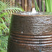 cuban urn water fountain and water flow