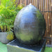 egg balinese style water feature fountain right view