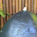 egg balinese style water feature upper view