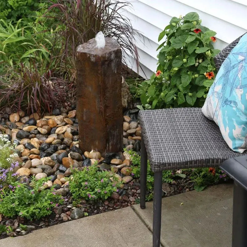 DIY Backyard Bliss: Faux Basalt Column Fountain Kit — Top Fountains