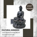 solar buddha fountain outdoor Feature