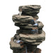 6 Tier Cascade Rock Water Feature Fountain Close up