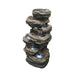 6 Tier Cascade Rock Water Feature Fountain Main