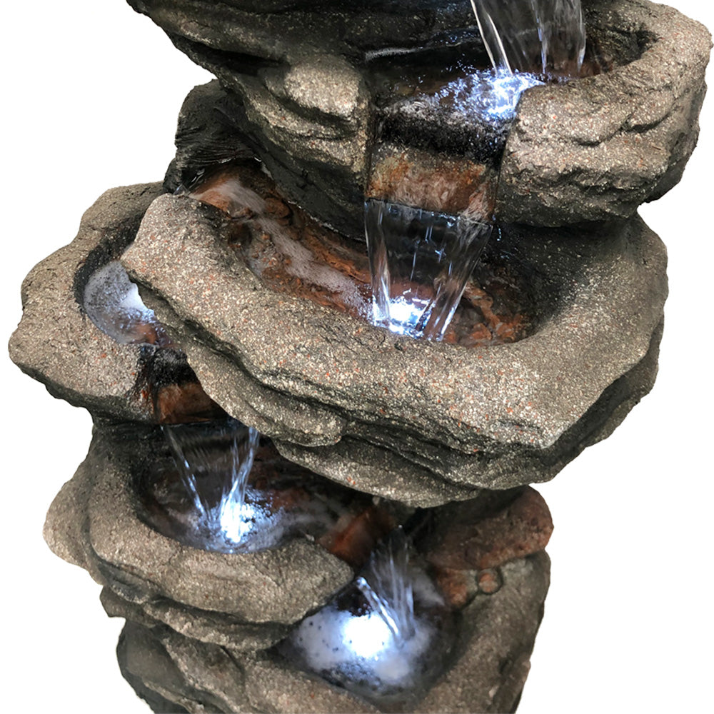6 Tier Cascade  Rock Water Feature Fountain Middle section