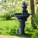Angel Solar Cascading Water Feature in the garden