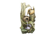 Tree Trunk With Pots Water Feature Fountain LED