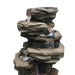 6 Tier Rock Water Feature Fountain Close up