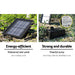 Gardeon 3 Tier Solar Powered Water Fountain - Black solar panel
