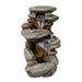 Rainforest Cascade Rock Water Feature Fountain main view
