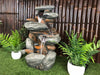 Rainforest Cascade Rock Water Feature Fountain sideview