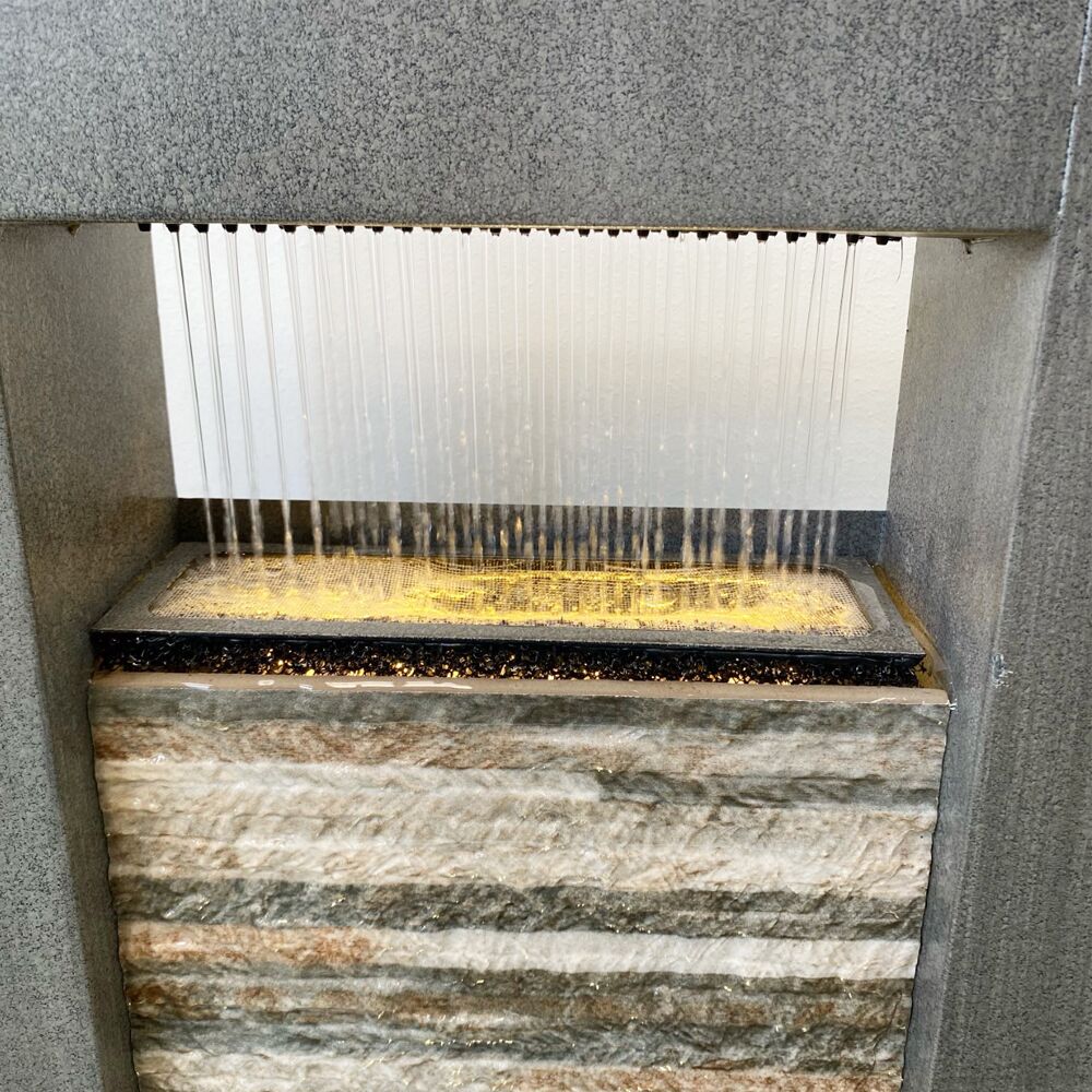 Raining Shower Panel Water Feature Fountain rain effect
