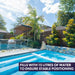 Solar Cascade 4 Bowls Water Feature and pool