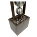 Stainless Steel Ball Water Feature Fountain bottom view