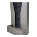 Modern Panel Water Wall Feature Fountain with LED Middle part view