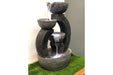 Triple Plate Bowls Water Feature Fountain Leftview