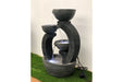 Triple Plate Bowls Water Feature Fountain Rightview