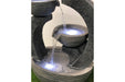 Triple Plate Bowls Water Feature Fountain closeup
