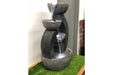 Triple Plate Bowls Water Feature Fountain sideview